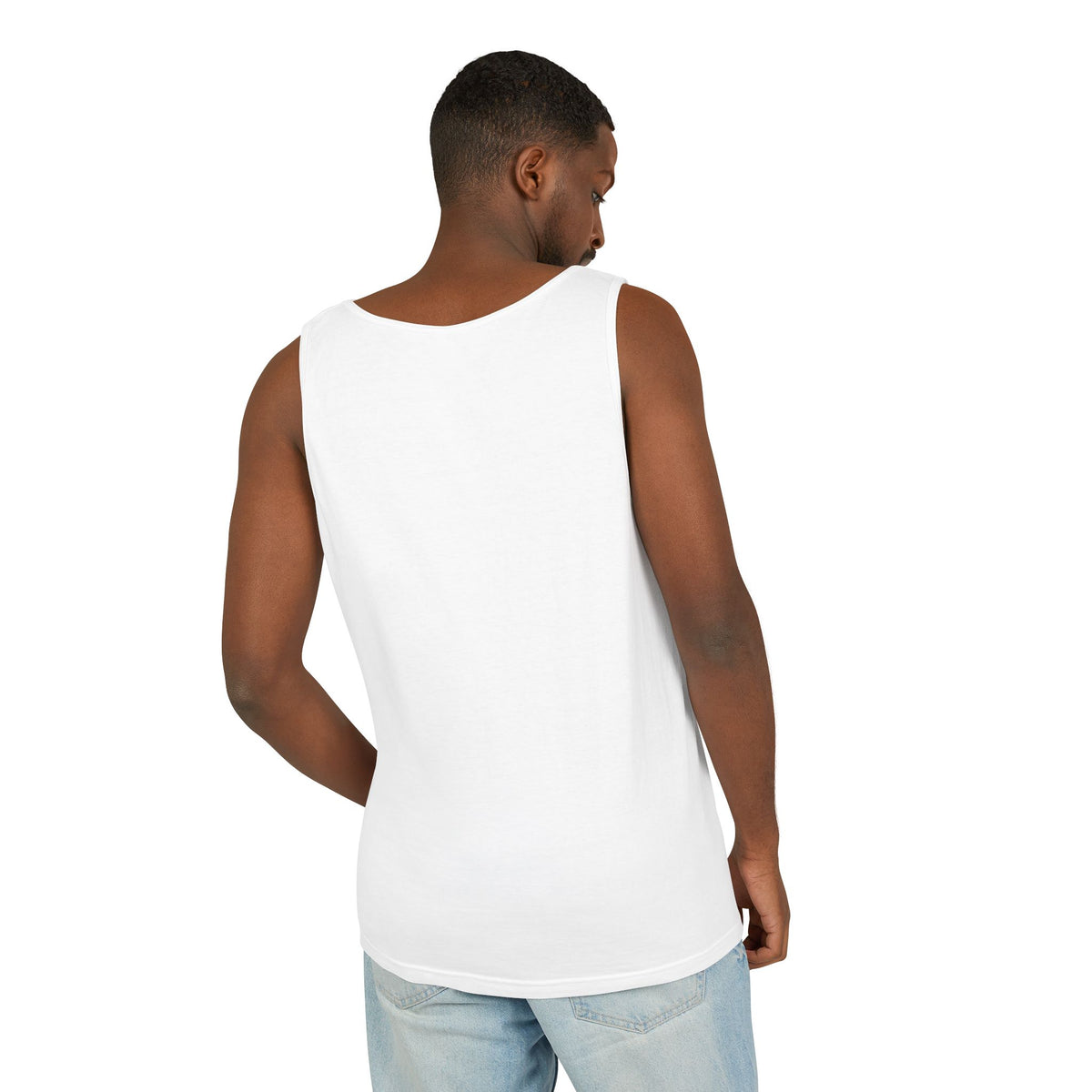 Scary Area • Buff Skeleton Gym Tank (Comfort Colors)