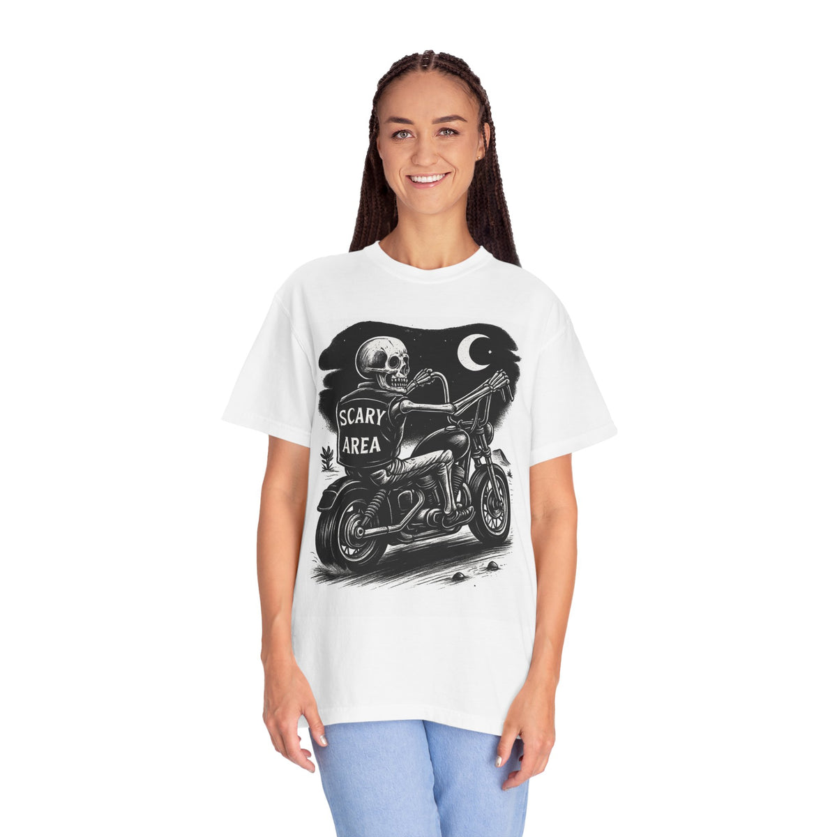Skeleton Moon Rider Tee
